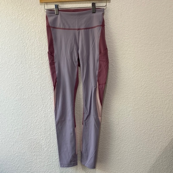 Outdoor Voices Women's Zoom 7/8 Color Block Nylon Blend Leggings Size XS - Picture 1 of 6